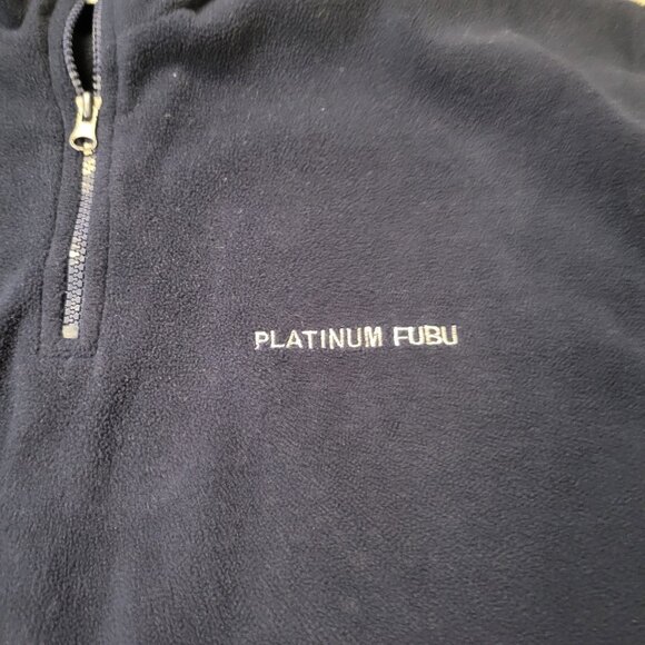 Fubu Platinum Fat Albert Blue Fleece Lounge Wear Sweater Adult Size Medium - Picture 3 of 5